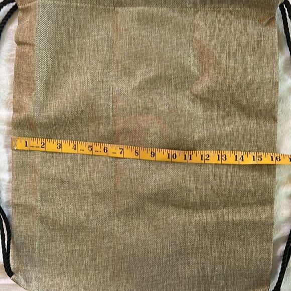 Tito's Handmade Vodka Burlap Drawstring Backpack Tote - Picture 3 of 7